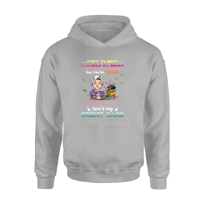 Personalized Sewing Shirt/Hoodie - Mother's Day Gift Idea for Mom/Grandma - Soft Fabric Warm Fabric Buy It By The Yard
