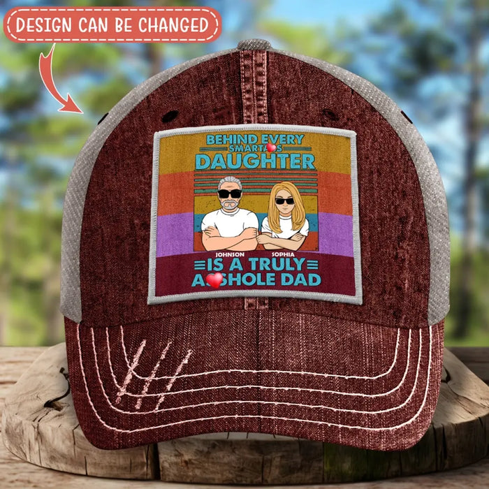 Custom Personalized Dad Baseball Cap - Father's Day Gift Idea for Dad - Like Father Like Daughter