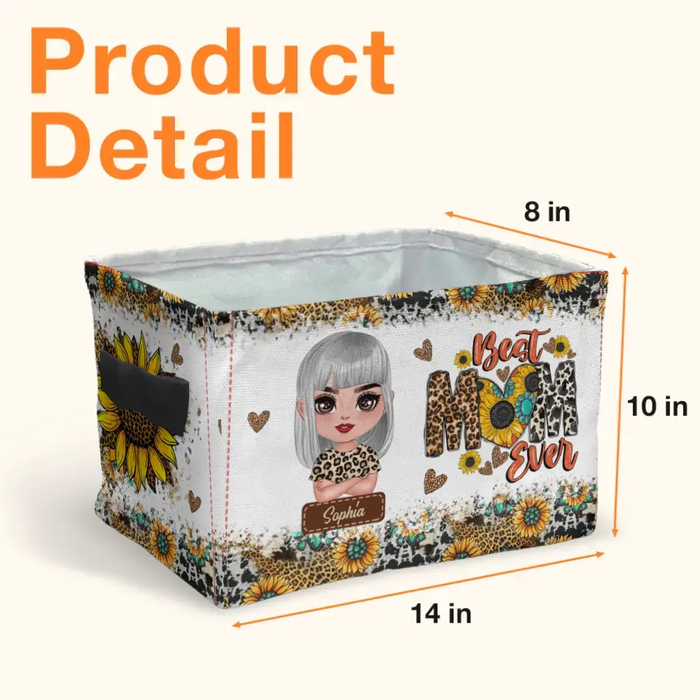 Personalized Mom Storage Box - Mother's Day Gift Idea - Best Mom Ever