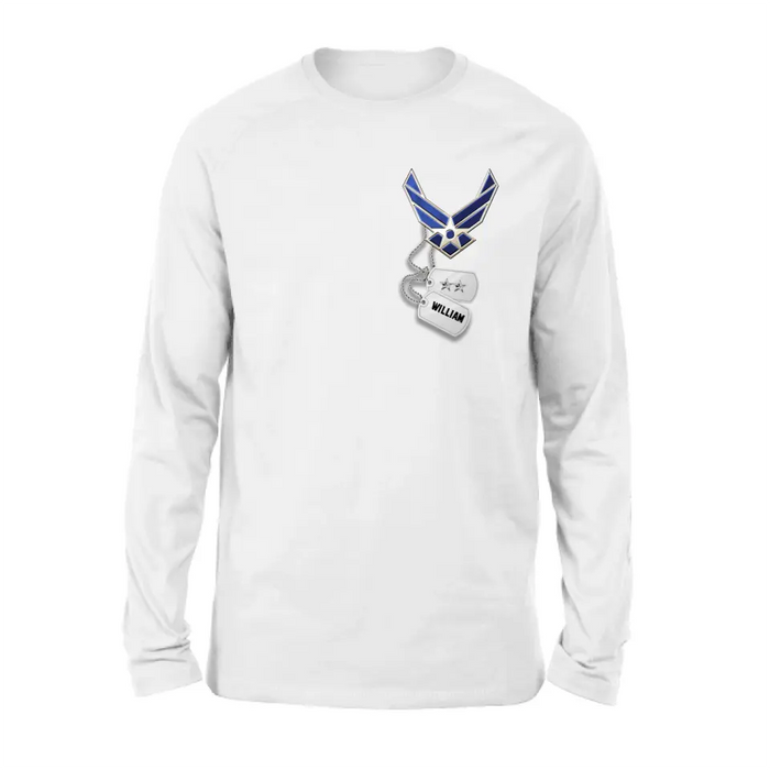 Custom Personalized Army Shirt/ Hoodie - Gift Idea For Veteran's Day/ Father's Day/ Birthday