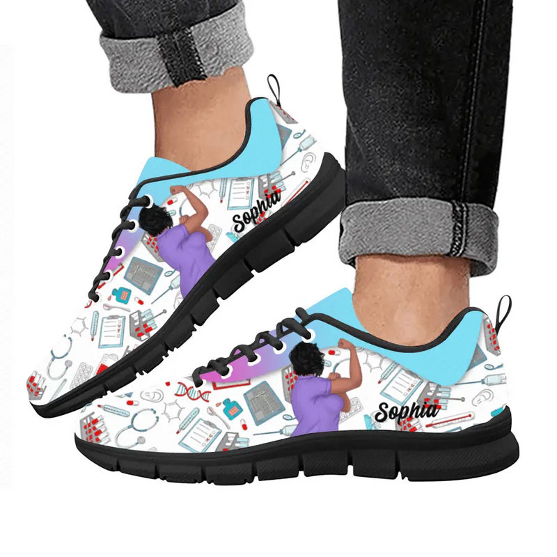 Personalized Nurse Sneakers - Birthday Gift Idea For Nurse