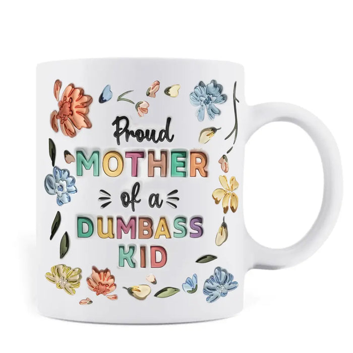 Custom Personalized Mother Coffee Mug -  Mom With Upto 3 Children - Mother's Day Gift Idea - Proud Mother Of A Few Kids