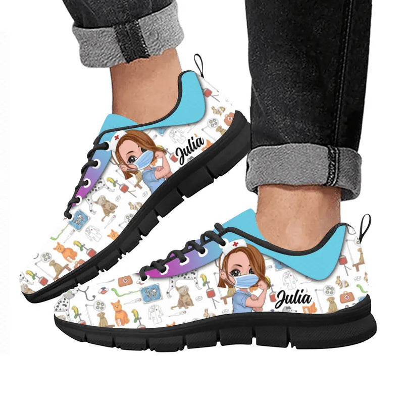 Personalized Veterinary Sneakers - Gift Idea For Veterinary