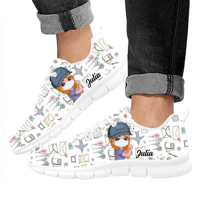 Custom Personalized Postman Sneakers - Gift Idea For Postman