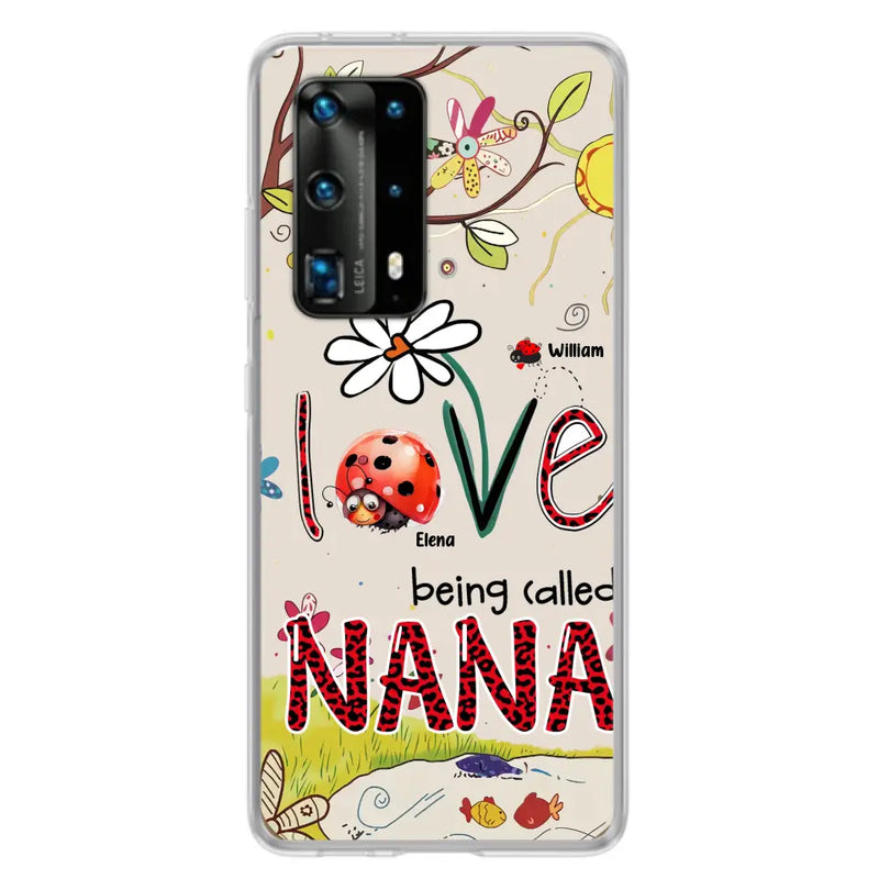 Personalized Grandma/Mom Phone Case - Gift Idea For Grandma - Up to 7 Kids - Love Being Called Gigi - Cases For Oppo/ Huawei/ Xiaomi