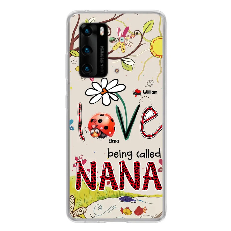 Personalized Grandma/Mom Phone Case - Gift Idea For Grandma - Up to 7 Kids - Love Being Called Gigi - Cases For Oppo/ Huawei/ Xiaomi