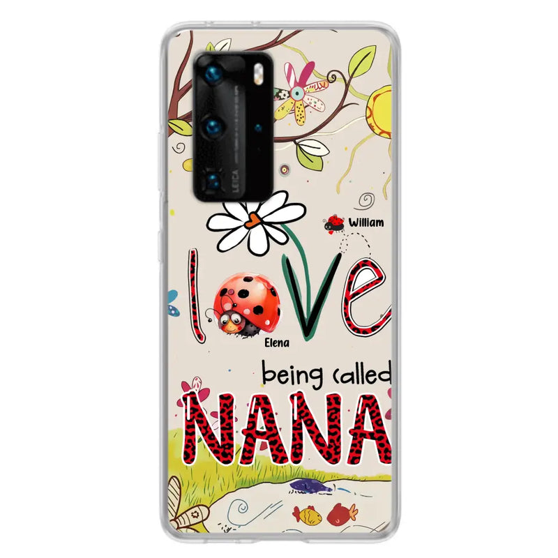 Personalized Grandma/Mom Phone Case - Gift Idea For Grandma - Up to 7 Kids - Love Being Called Gigi - Cases For Oppo/ Huawei/ Xiaomi