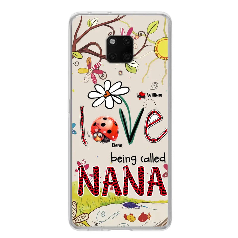 Personalized Grandma/Mom Phone Case - Gift Idea For Grandma - Up to 7 Kids - Love Being Called Gigi - Cases For Oppo/ Huawei/ Xiaomi