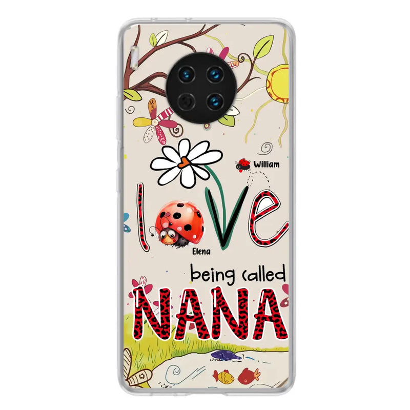 Personalized Grandma/Mom Phone Case - Gift Idea For Grandma - Up to 7 Kids - Love Being Called Gigi - Cases For Oppo/ Huawei/ Xiaomi