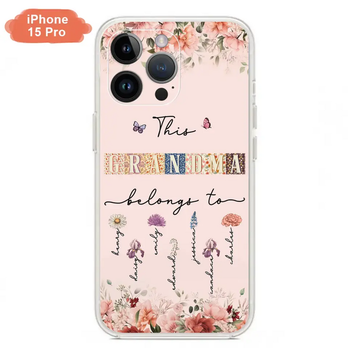 Custom Personalized Grandma/Mom Phone Case - Upto 7 Kids - Mother's Day Gift Idea for Grandma/Mom - Case for iPhone/Samsung