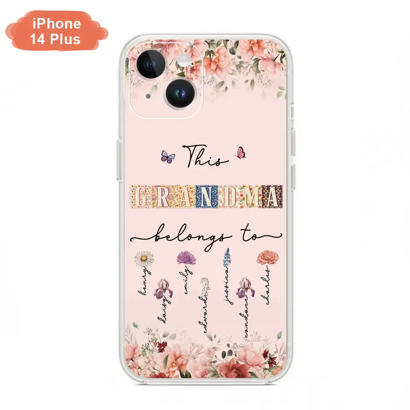 Personalized Grandma/Mom Phone Case - Up to 7 Kids - Mother's Day Gift Idea for Grandma/Mom - Case for iPhone/Samsung