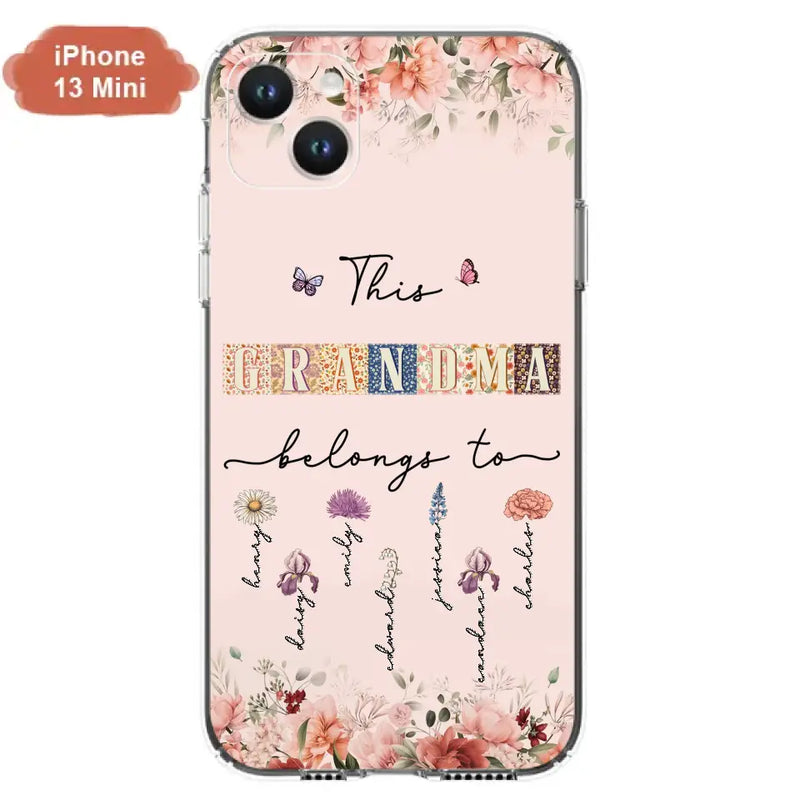 Personalized Grandma/Mom Phone Case - Up to 7 Kids - Mother's Day Gift Idea for Grandma/Mom - Case for iPhone/Samsung