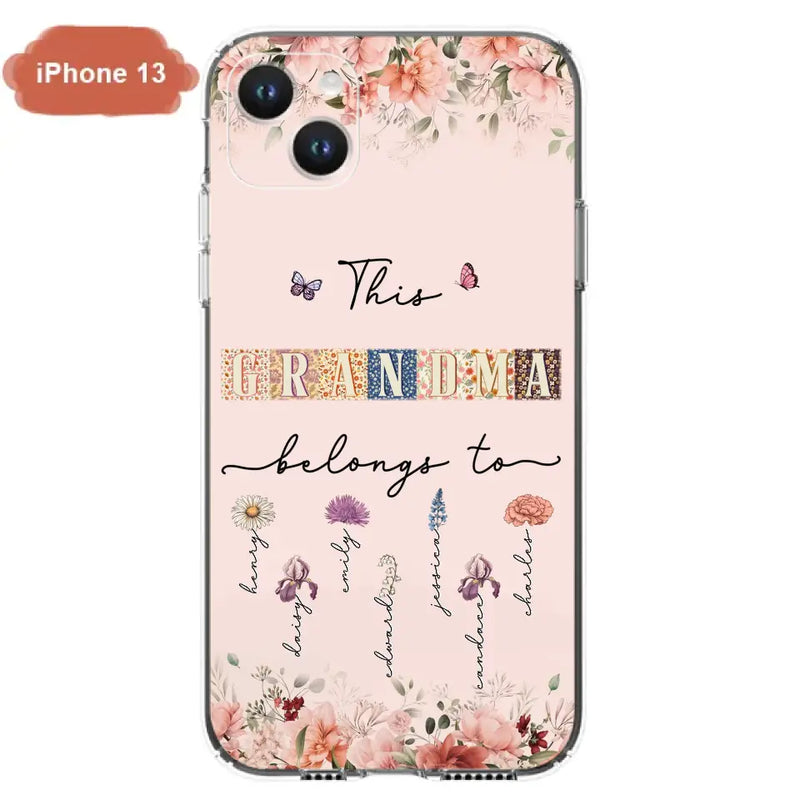 Personalized Grandma/Mom Phone Case - Up to 7 Kids - Mother's Day Gift Idea for Grandma/Mom - Case for iPhone/Samsung