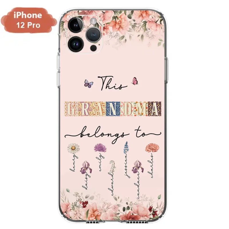 Personalized Grandma/Mom Phone Case - Up to 7 Kids - Mother's Day Gift Idea for Grandma/Mom - Case for iPhone/Samsung