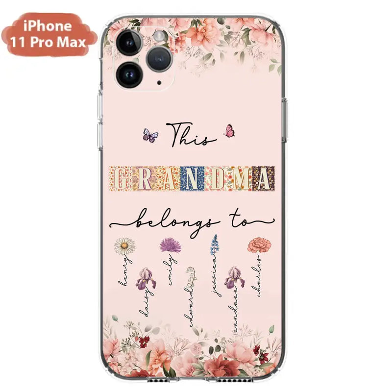 Personalized Grandma/Mom Phone Case - Up to 7 Kids - Mother's Day Gift Idea for Grandma/Mom - Case for iPhone/Samsung