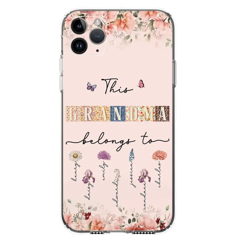 Personalized Grandma/Mom Phone Case - Up to 7 Kids - Mother's Day Gift Idea for Grandma/Mom - Case for iPhone/Samsung
