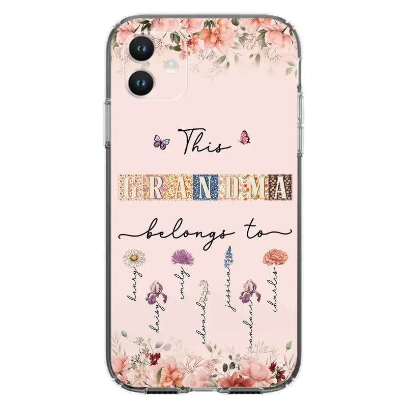 Personalized Grandma/Mom Phone Case - Up to 7 Kids - Mother's Day Gift Idea for Grandma/Mom - Case for iPhone/Samsung