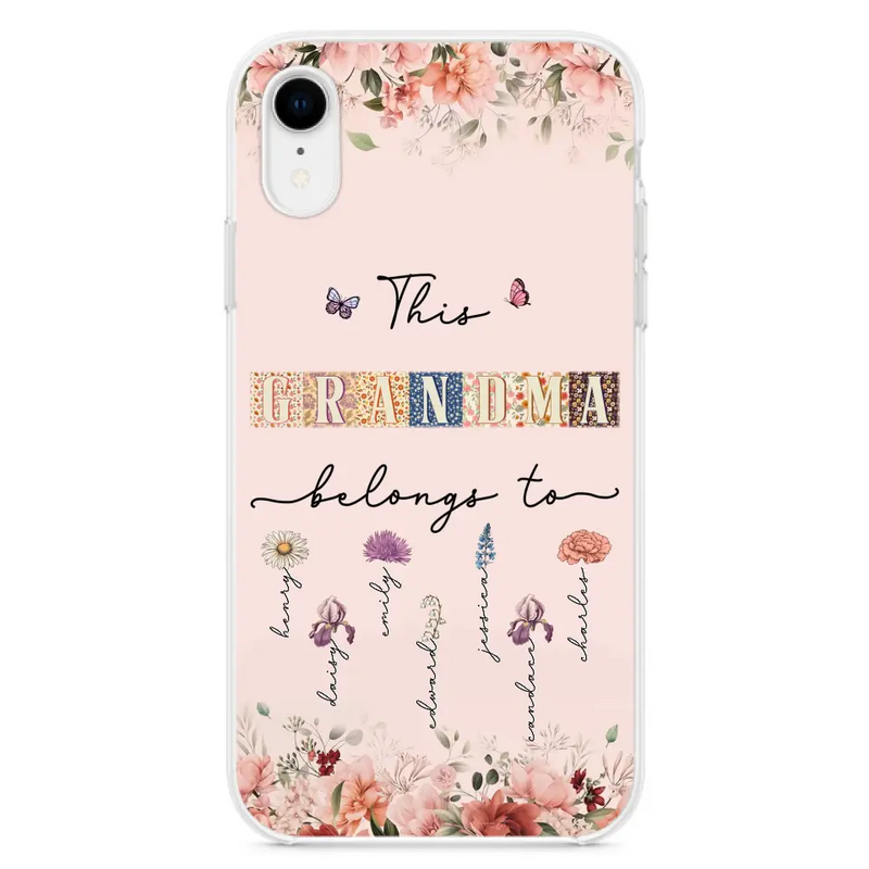 Personalized Grandma/Mom Phone Case - Up to 7 Kids - Mother's Day Gift Idea for Grandma/Mom - Case for iPhone/Samsung