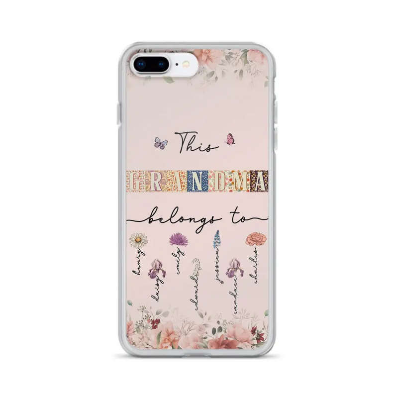 Personalized Grandma/Mom Phone Case - Up to 7 Kids - Mother's Day Gift Idea for Grandma/Mom - Case for iPhone/Samsung
