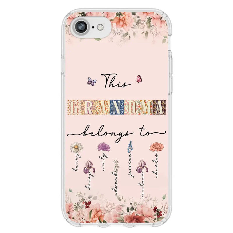 Personalized Grandma/Mom Phone Case - Up to 7 Kids - Mother's Day Gift Idea for Grandma/Mom - Case for iPhone/Samsung