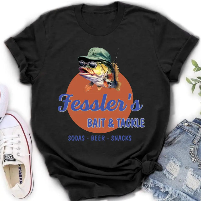 Custom Personalized Fishing Shirt/Hoodie - Father's Day Gift Idea for Fishing Lovers - Bait & Tackle