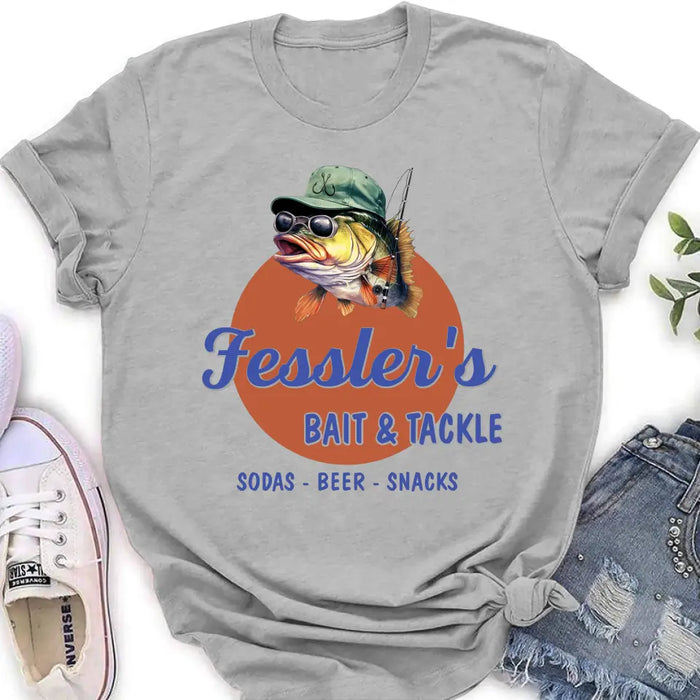 Custom Personalized Fishing Shirt/Hoodie - Father's Day Gift Idea for Fishing Lovers - Bait & Tackle