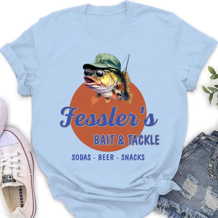 Custom Personalized Fishing Shirt/Hoodie - Father's Day Gift Idea for Fishing Lovers - Bait & Tackle