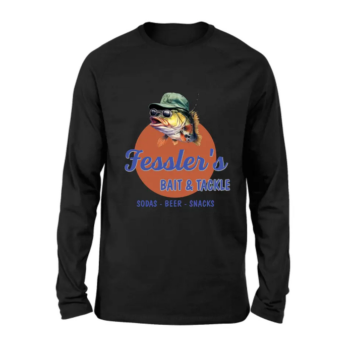 Custom Personalized Fishing Shirt/Hoodie - Father's Day Gift Idea for Fishing Lovers - Bait & Tackle