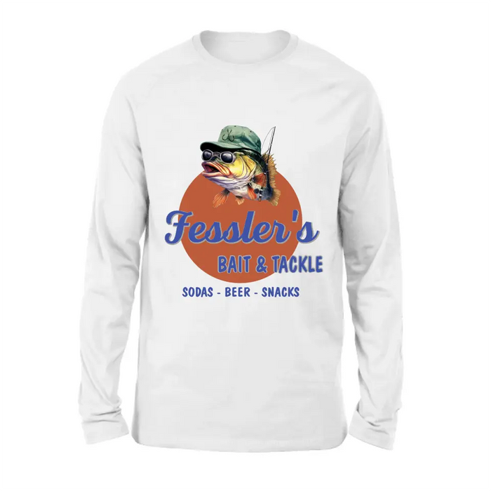 Custom Personalized Fishing Shirt/Hoodie - Father's Day Gift Idea for Fishing Lovers - Bait & Tackle