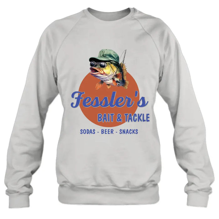 Custom Personalized Fishing Shirt/Hoodie - Father's Day Gift Idea for Fishing Lovers - Bait & Tackle