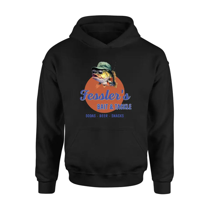 Custom Personalized Fishing Shirt/Hoodie - Father's Day Gift Idea for Fishing Lovers - Bait & Tackle