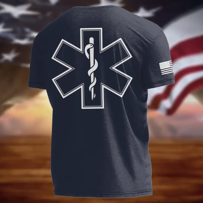 Personalized EMS/EMT/Paramedic AOP T-shirt - Gift Idea For Paramedic