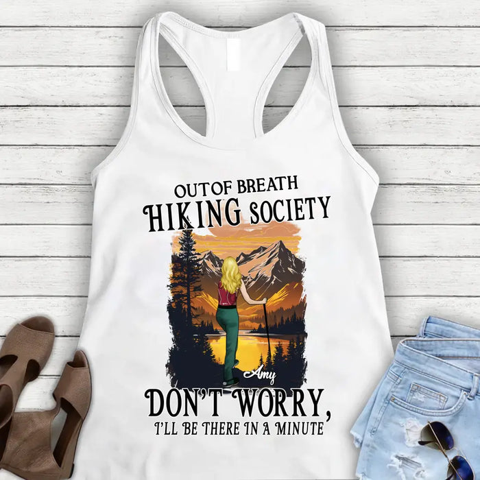 Custom Personalized Hiking Tank Top - Mother's Day Gift Idea for Hiking Lovers - Out Of Breath Hiking Society