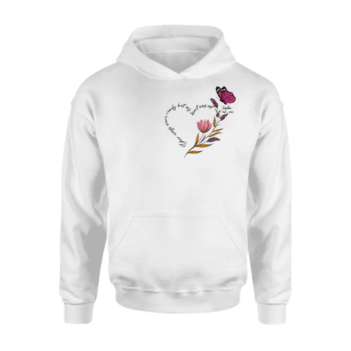 Custom Personalized Memorial Shirt/Hoodie - Memorial Gift Idea for Mother's Day/Father's Day - Your Wings Were Ready But My Heart Was Not