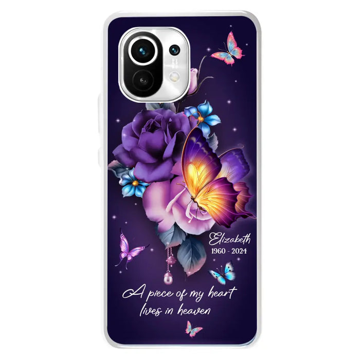 Personalized Butterfly Memorial Phone Case - Memorial Gift Idea - Case For Xiaomi/Oppo/Huawei