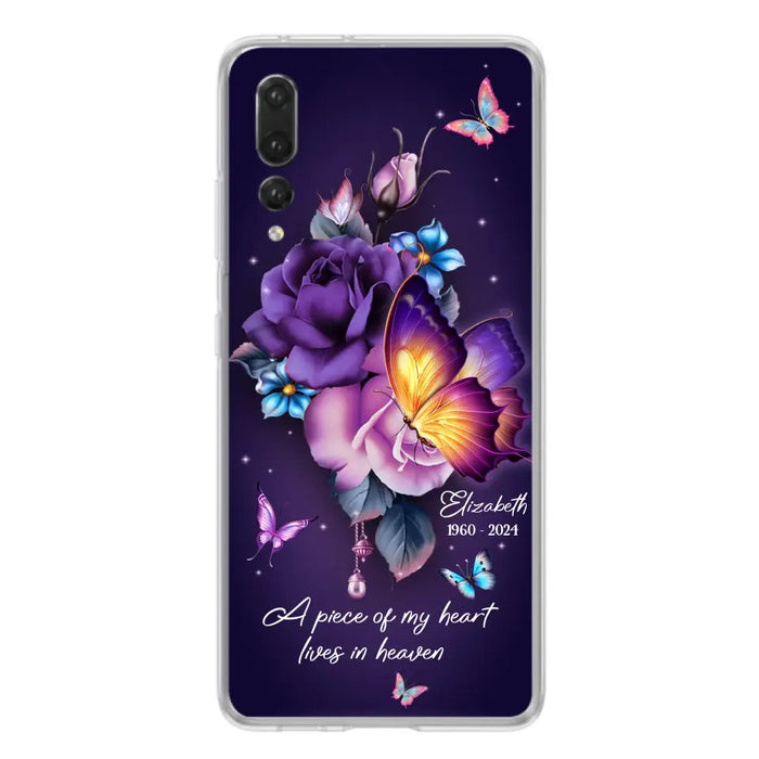 Personalized Butterfly Memorial Phone Case - Memorial Gift Idea - Case For Xiaomi/Oppo/Huawei