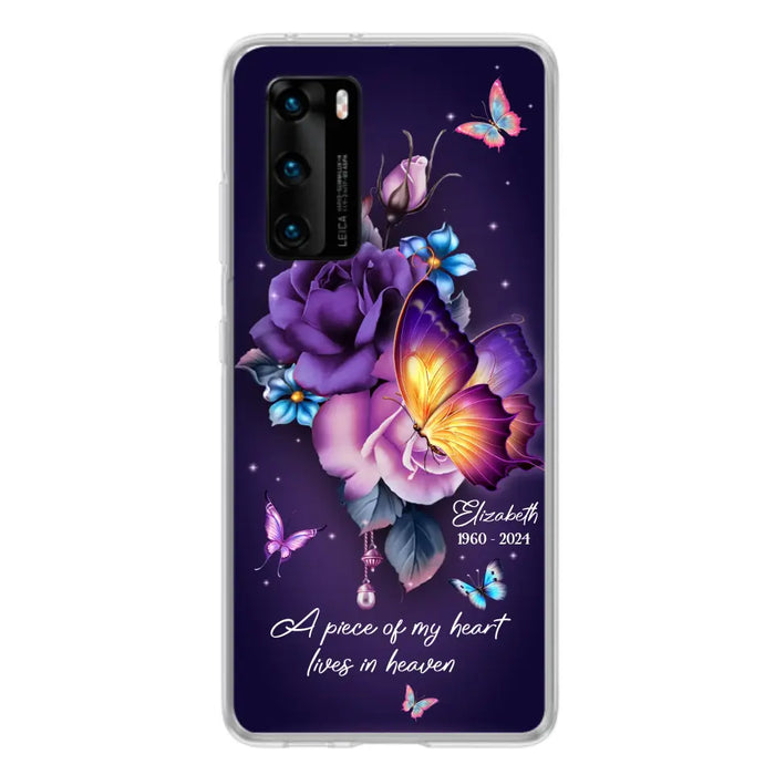Personalized Butterfly Memorial Phone Case - Memorial Gift Idea - Case For Xiaomi/Oppo/Huawei