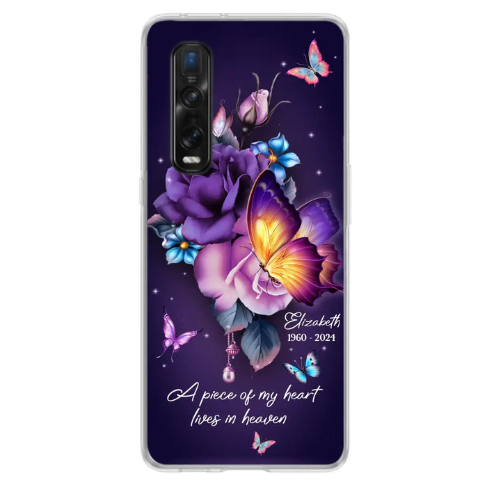 Personalized Butterfly Memorial Phone Case - Memorial Gift Idea - Case For Xiaomi/Oppo/Huawei