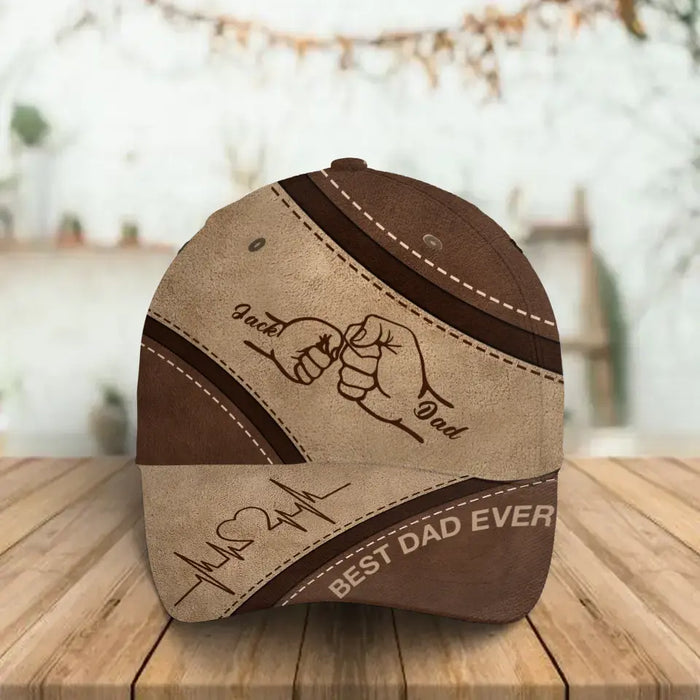 Custom Personalized Dad Baseball Cap - Upto 5 Kids/Pets - Father's Day Gift Idea