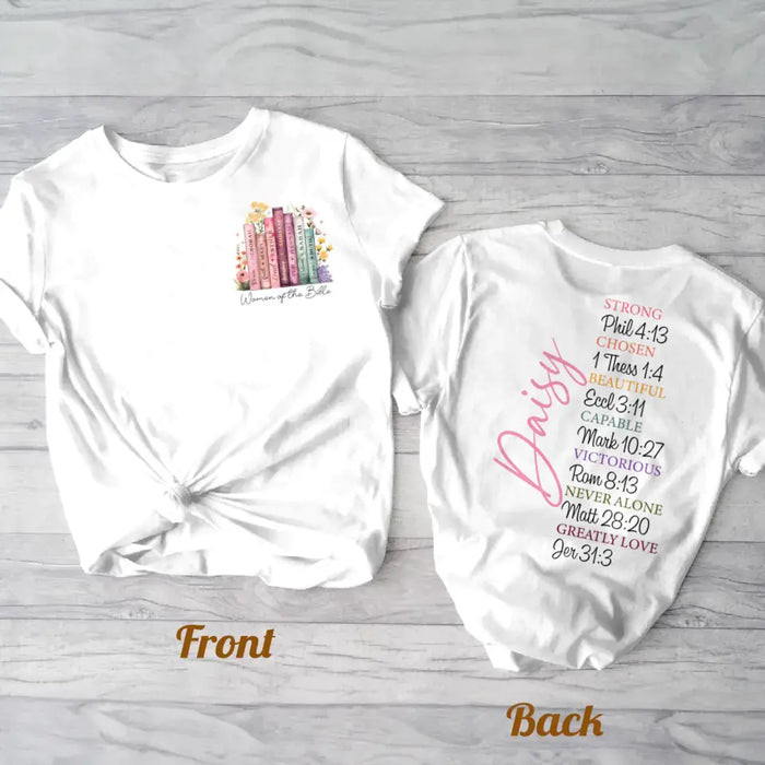 Custom Personalized Woman AOP T-Shirt - Gift Idea for Mother's Day/Besties/Friends - Women Of The Bible