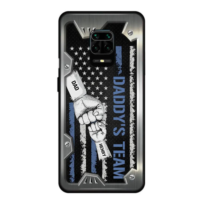 Custom Personalized Daddy's Team Phone Case - Father's Day Gift Idea For Dad/ Grandpa - Case For Xiaomi/ Oppo/ Huawei