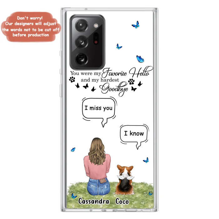 Personalized Pet Phone Case - Up to 4 Pets - Mother’s Day Gift for Cat/Dog Mom