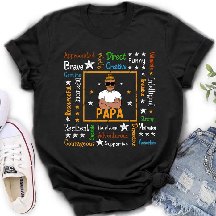 Custom Personalized Daddy Affirmation Shirt/ Hoodie - Father's Day Gift Idea For Dad/ Grandpa