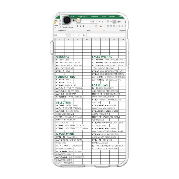 Personalized Excel Phone Case - Gift Idea For Excel Lovers - Cases For iPhone/Samsung