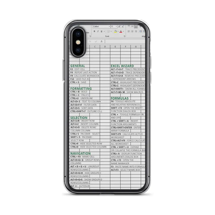 Personalized Excel Phone Case - Gift Idea For Excel Lovers - Cases For iPhone/Samsung