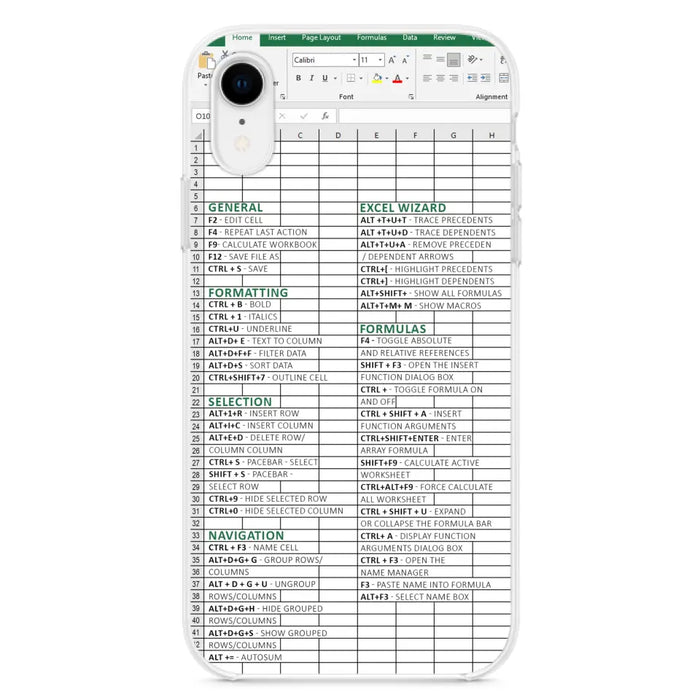 Personalized Excel Phone Case - Gift Idea For Excel Lovers - Cases For iPhone/Samsung