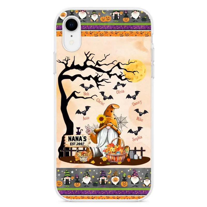Personalized Boo Grandma Phone Case - Halloween Gift For Grandma - Up to 7 Kids - Case For iPhone/Samsung