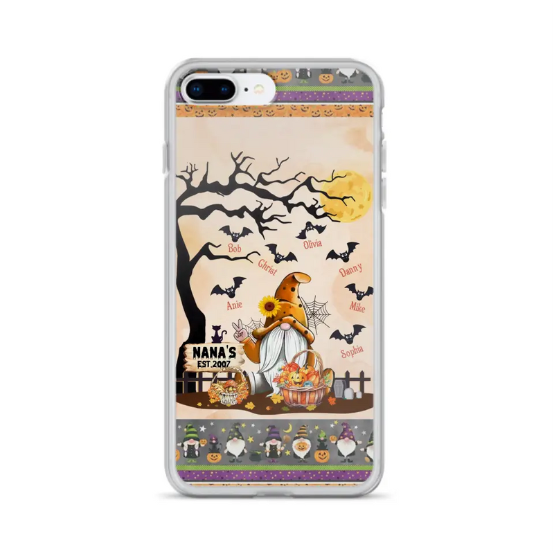 Personalized Boo Grandma Phone Case - Halloween Gift For Grandma - Up to 7 Kids - Case For iPhone/Samsung
