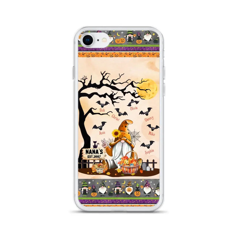 Personalized Boo Grandma Phone Case - Halloween Gift For Grandma - Up to 7 Kids - Case For iPhone/Samsung