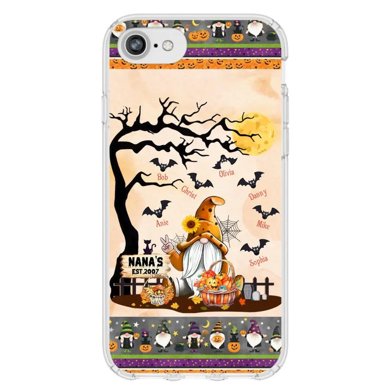 Personalized Boo Grandma Phone Case - Halloween Gift For Grandma - Up to 7 Kids - Case For iPhone/Samsung